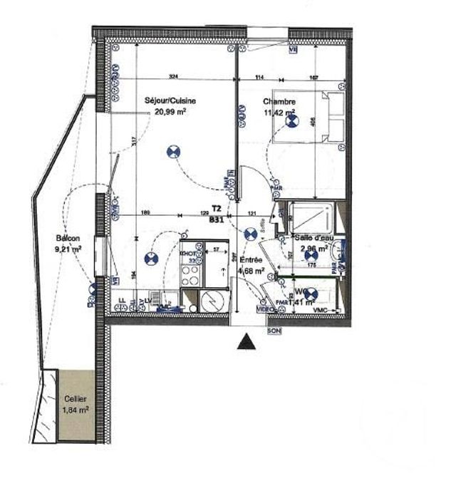 Appartement F2 à louer - 2 pièces - 41.46 m2 - ST JEAN DE BRAYE - 45 - CENTRE - Century 21 Premium
