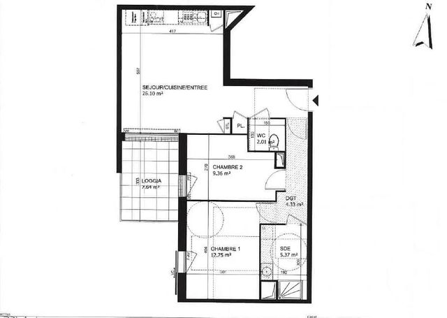 Appartement F3 à louer - 3 pièces - 59.92 m2 - ST JEAN DE BRAYE - 45 - CENTRE - Century 21 Premium